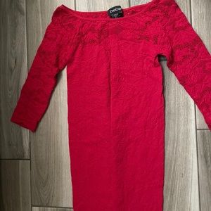 BEBE stretchy body shape dress